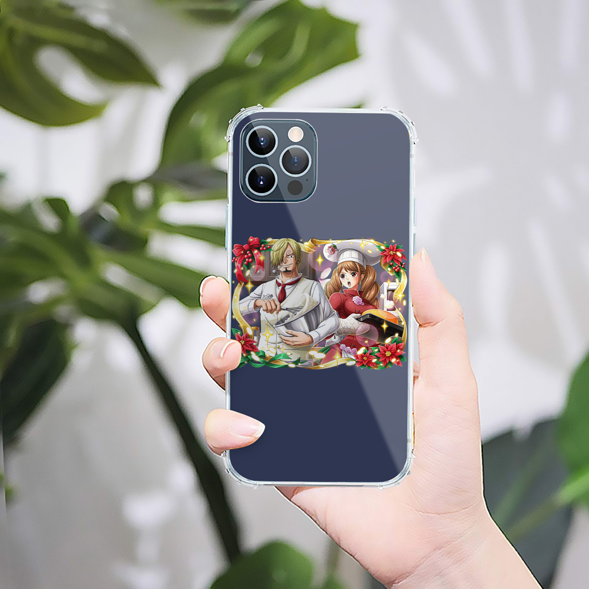 （画像用） ワンピース サンジ ONE PIECE Sanji 【iPhone 12シリーズ対応】透明スマホケース（クリアソフトケース）